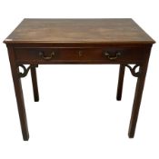 George III mahogany side table