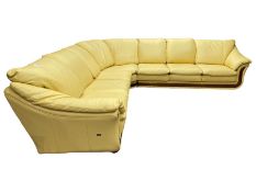 Atelier Nieri - Italian contemporary modular seven seat 'Corniche' corner sofa