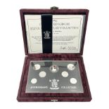 The Royal Mint United Kingdom 1996 silver proof anniversary coin collection