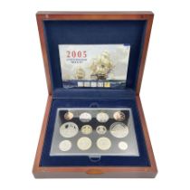 The Royal Mint United Kingdom 2005 executive proof coin set