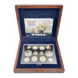 The Royal Mint United Kingdom 2005 executive proof coin set