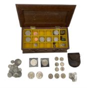 Approximately 18 grams of pre 1920 and approximately 255 grams of pre 1947 Great British silver coin