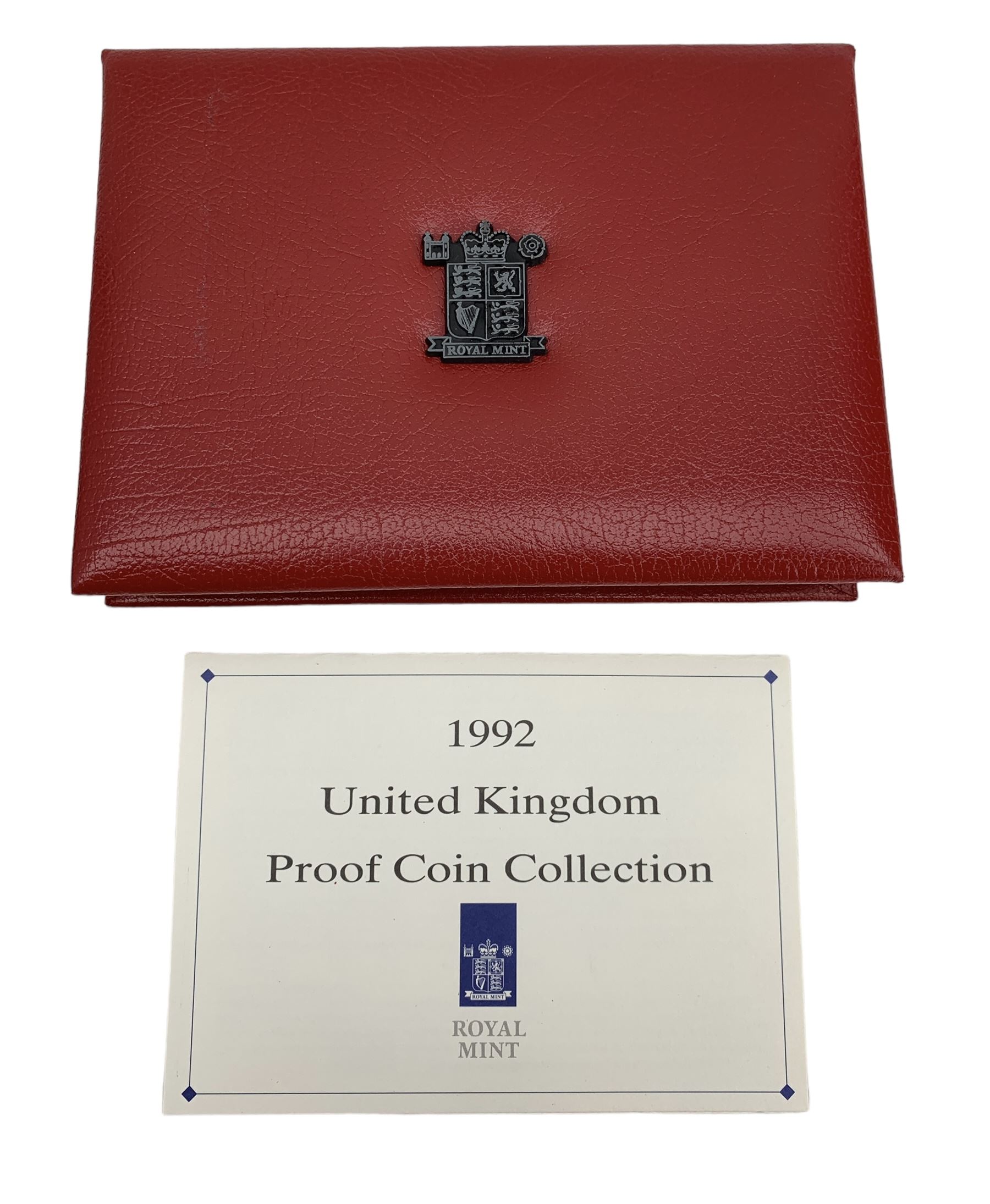 The Royal Mint United Kingdom 1992 proof coin collection