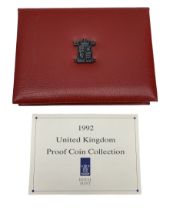 The Royal Mint United Kingdom 1992 proof coin collection