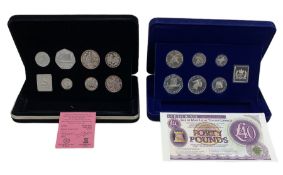 Pobjoy Mint Isle of Man proof sterling silver six coin set