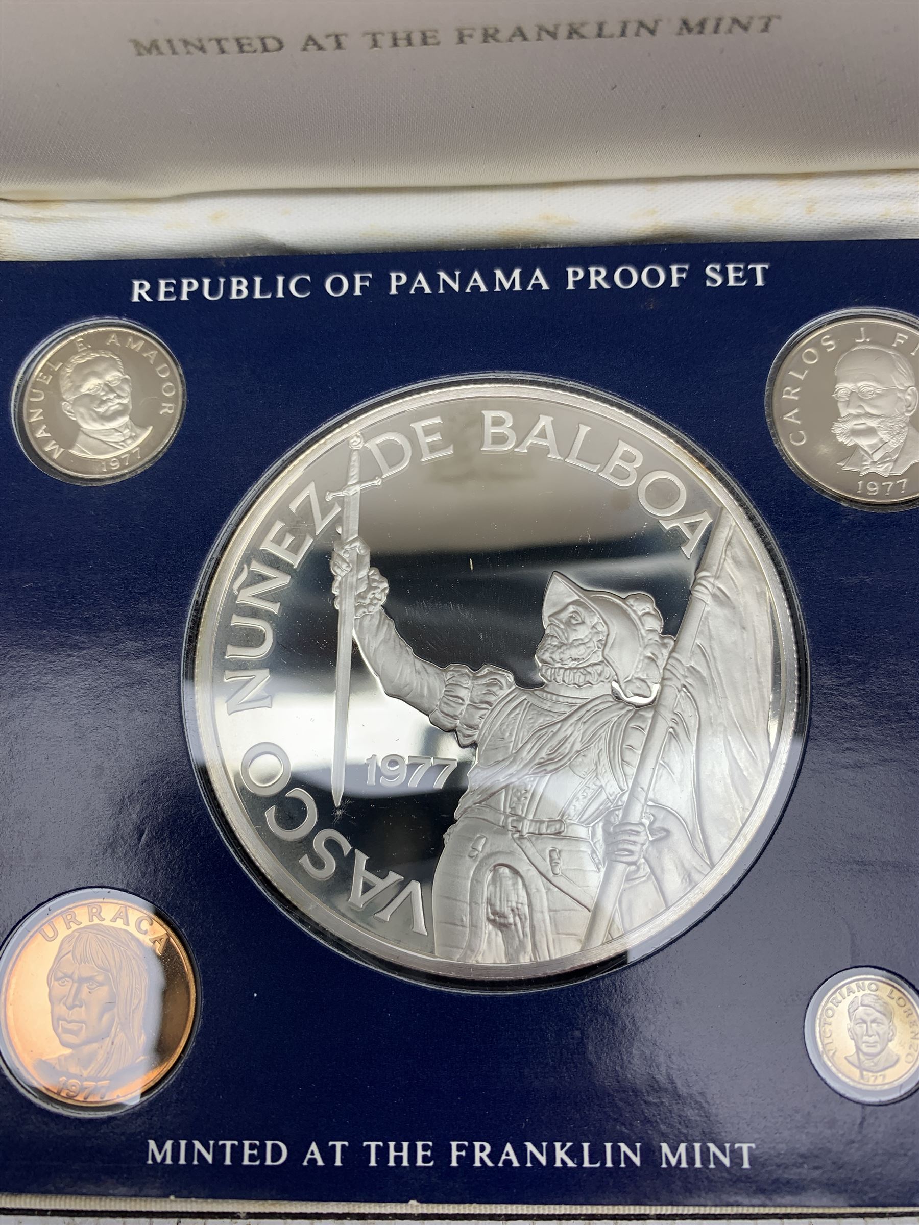 Republic of Panama proof nine coin set - Image 5 of 5