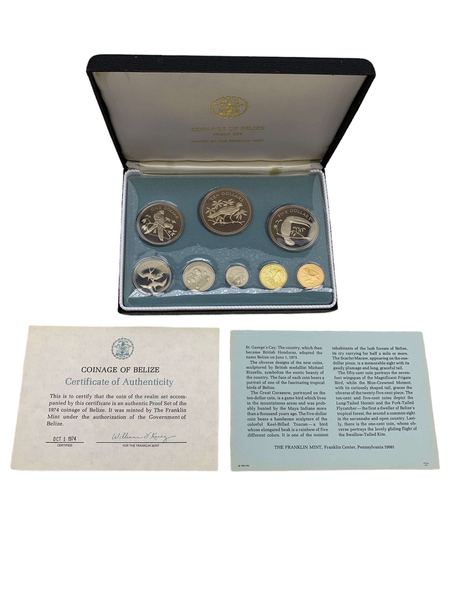 Coinage of Belize proof eight coin set - Image 3 of 6