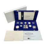 The Royal Mint United Kingdom 2000 silver proof Millennium coin collection