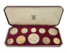 Queen Elizabeth II 1953 specimen coin set