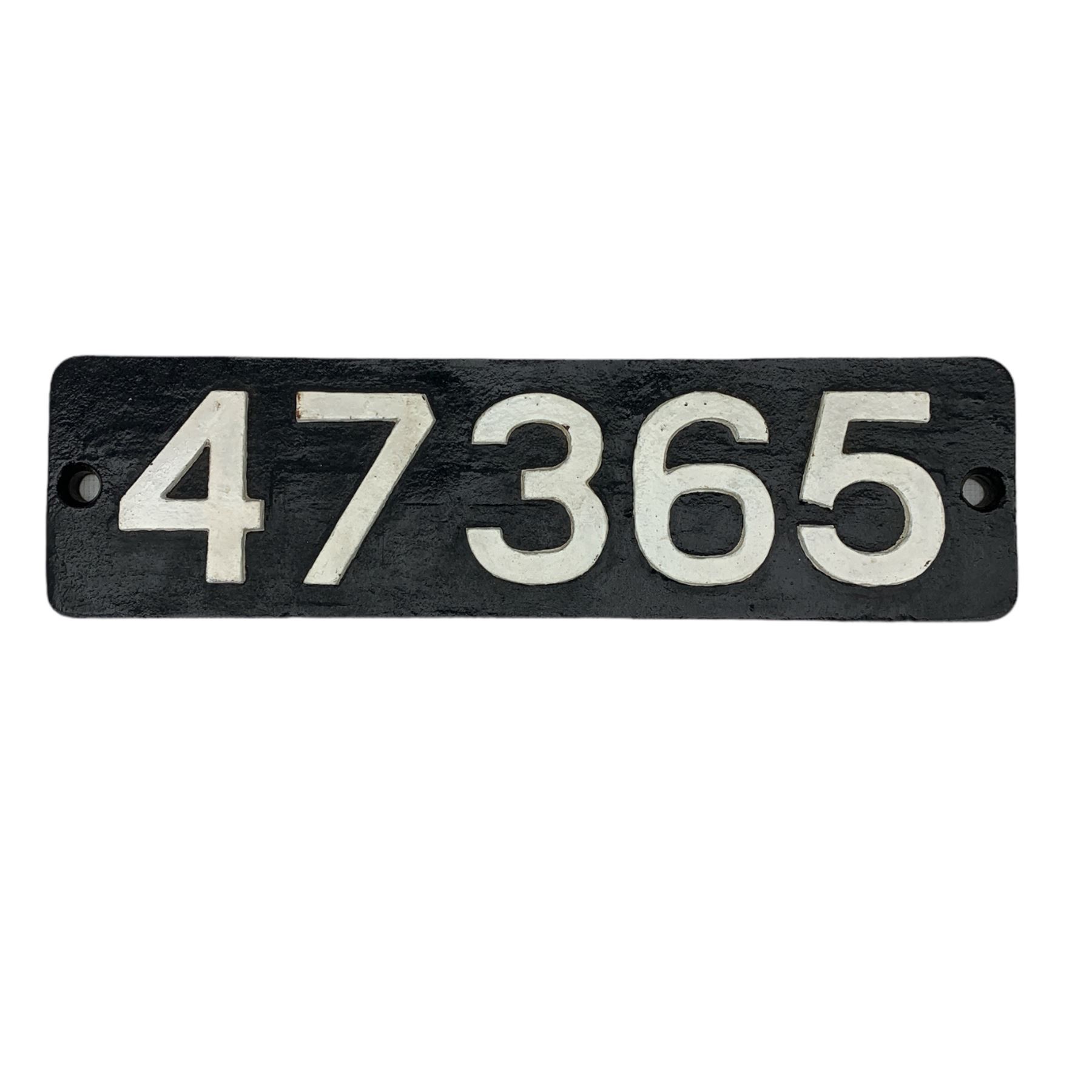 Cast Iron Smokebox numberplate 47365