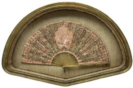 19th/ early 20th century silk fan