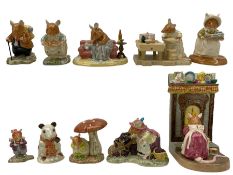 Ten Royal Doulton Brambly Hedge figures comprising Hot Buttered Toast for Breakfast