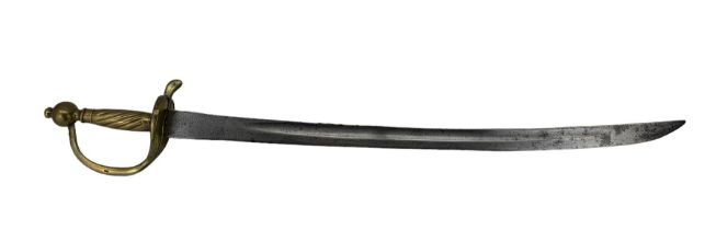 Imperial Russian infantry short sword c1750 with single edge curved blade