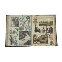 A Late Victorian and early 20th century scrapbook