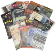 Nottingham Forest football club - over one-hundred and fifty programmes including Coventry City 10th
