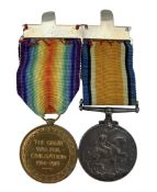 British War Medal 1914-18 and Victory medal