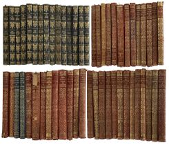 Rudyard Kipling 'Macmillan's Pocket Kipling - 33 volumes various dates circa 1910-1920 red leather a