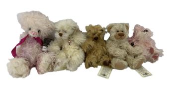 Five limited edition teddy bears - Clemens Bear 'Sleepy Leo' no. 313/ 500