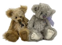 Two Charlie Bears Isabelle Collection teddy bears comprising Chrissie SJ 3880