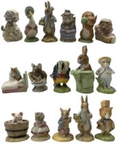 Sixteen Beswick Beatrix Pottery figures