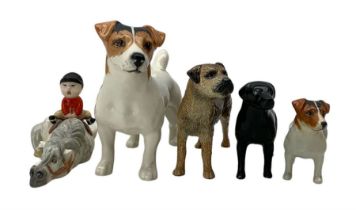 Beswick animals comprising John Beswick Norman Thelwell figure 'Kick-Start'