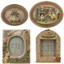 Brambly Hedge - Two oval wall plaques by Lakeland Studios comprising Exploring the Nursery from the