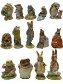 Fourteen Beswick Beatrix Pottery figures