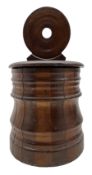 19th century Scottish treen salt box