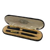 1930s Waterman's Ideal Fountain Pen and Pencil set