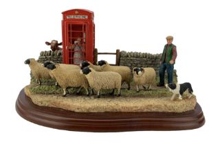 Border Fine Arts group 'Right of Way' from the James Herriot collection