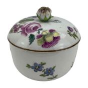18th century Meissen sugar bowl and cover
