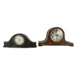 Two early 20th century 8-day mantle clocks .