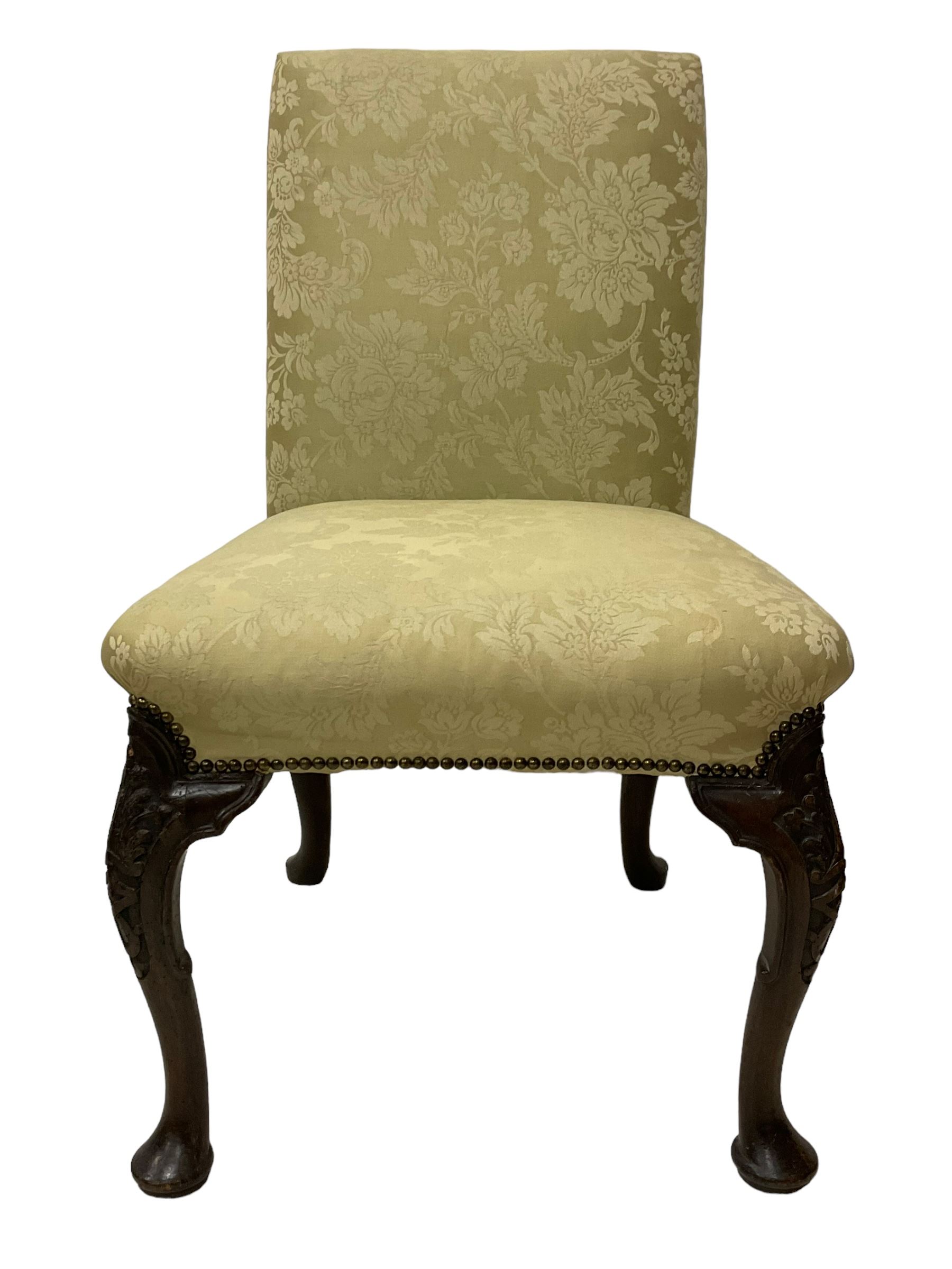 18th century and later walnut side chair - Image 2 of 9