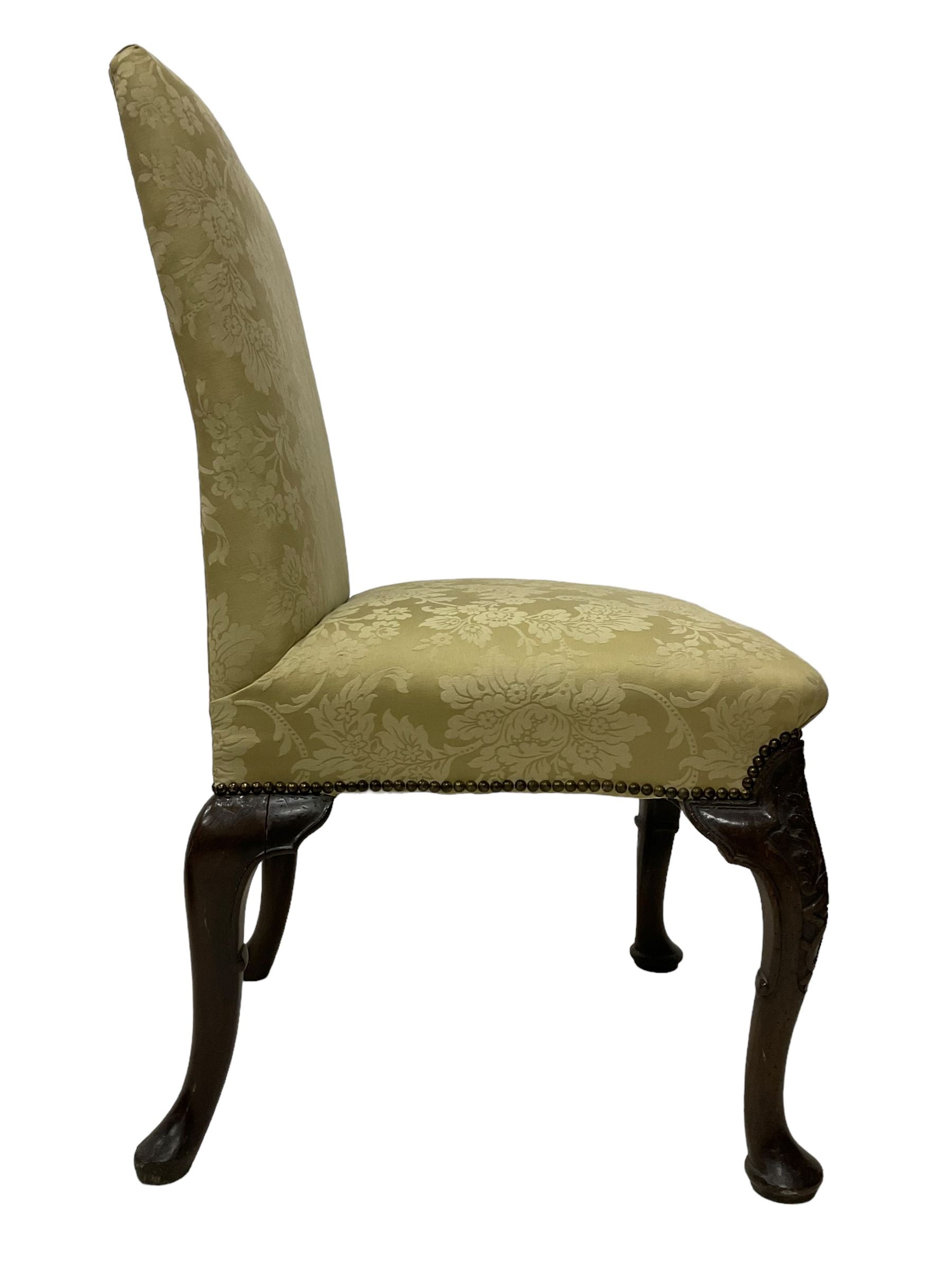 18th century and later walnut side chair - Image 5 of 9