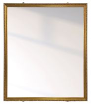 Gilt framed rectangular mirror