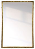 20th century rectangular giltwood and gesso wall mirror