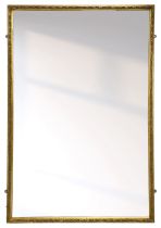 20th century rectangular giltwood and gesso wall mirror