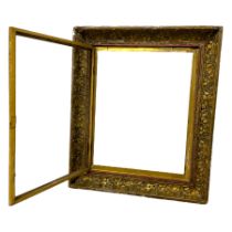 19th century giltwood and gesso frame