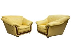 Atelier Nieri - pair of Italian contemporary 'Corniche' armchairs