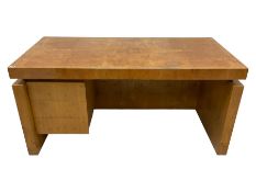 Burr oak desk