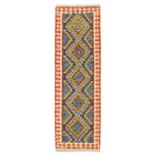 Chobi Kilim multi-colour runner rug