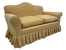 Victorian design two seat humpback sofa