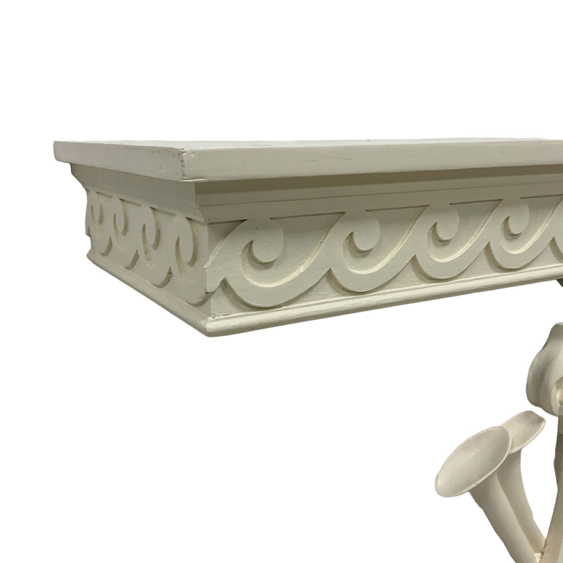 White painted console table - Image 3 of 5