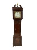 William Semcock of Warrington - Mid 19th century 8-day mahogany longcase clcok c1860