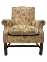 Peter Dudgeon - Georgian design mahogany framed armchair