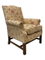 Peter Dudgeon - Georgian design mahogany framed armchair