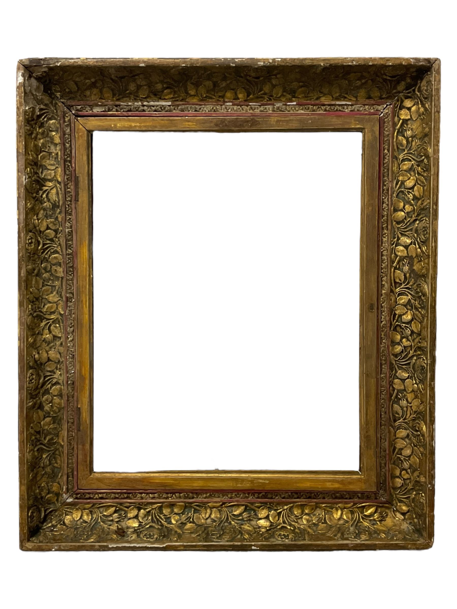 19th century giltwood and gesso frame - Image 4 of 6