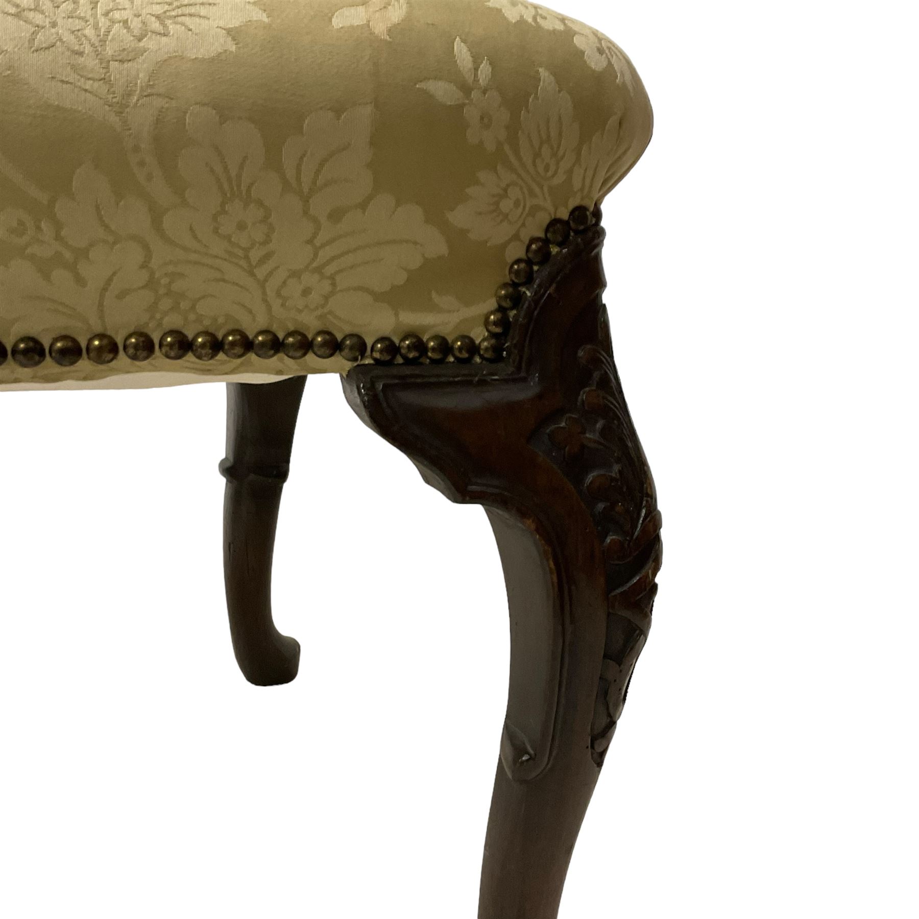 18th century and later walnut side chair - Image 7 of 9