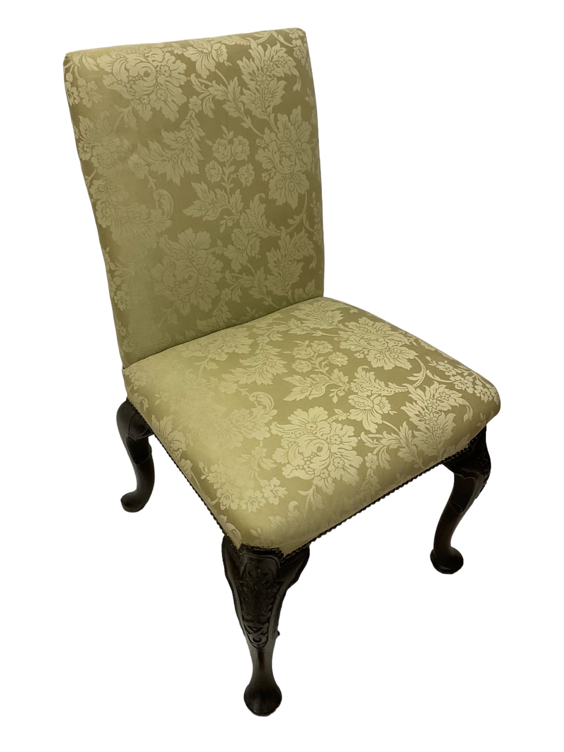 18th century and later walnut side chair - Image 4 of 9