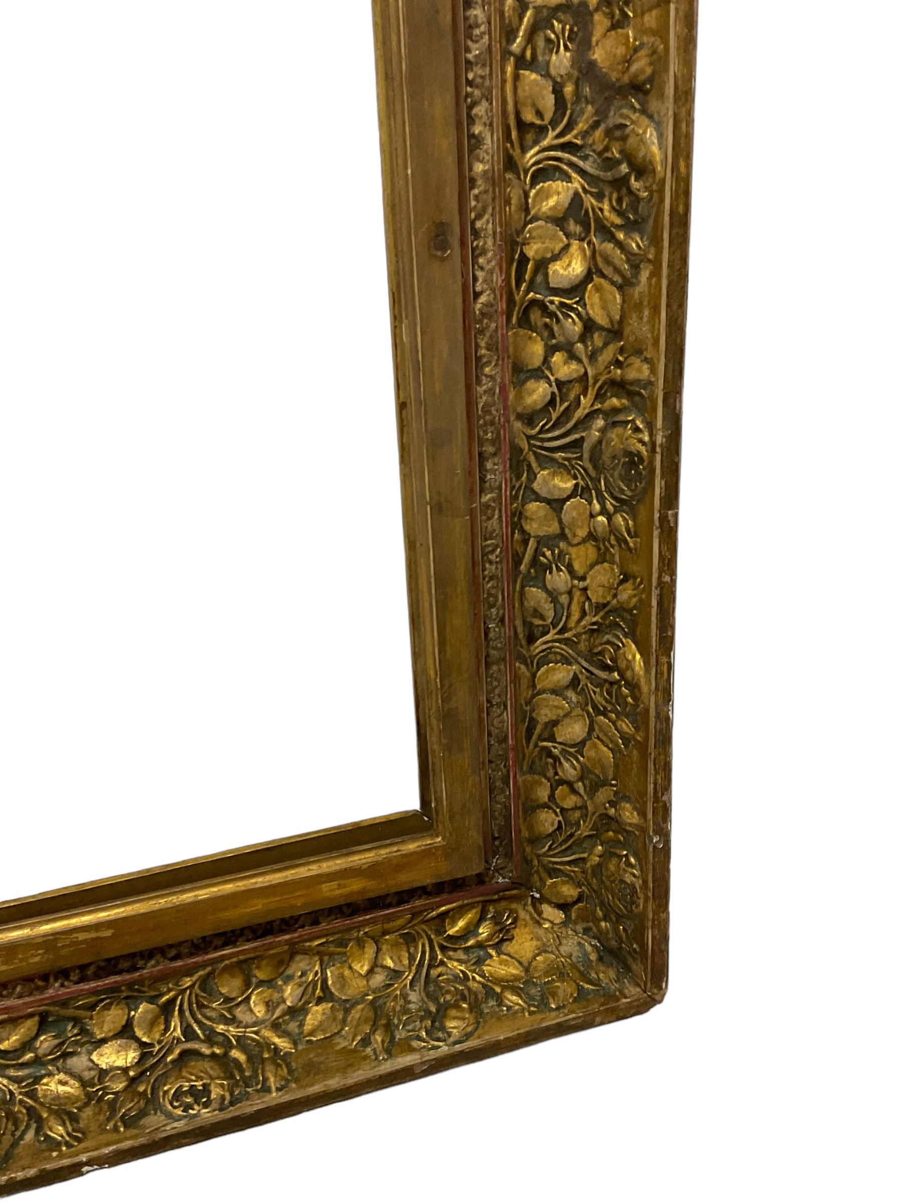 19th century giltwood and gesso frame - Image 6 of 6